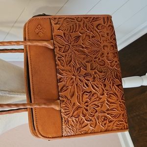 Patricia Nash tote dusty rose